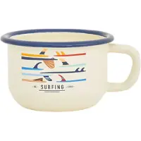 Batela Emaille beker Surfing 9.5x6 -