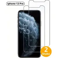 Universeel Livano Telefoon Glasplaatje - Beschermglas - Glaasje - Screen Protector - Screenprotector - Extra Sterk - Shockproof - Premium Protection - Geschikt Voor Iphone 13 Pro
