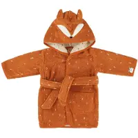 Trixie Mr Fox badstof badjas brique Oranje All over print - maat 86/92