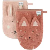 Trixie Washandje 2-pack | Mrs. Cat - Mrs. Rabbit
