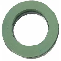 HBX natural living Steekschuim Nat Ring Ø30cm Verpakt Groen groen Kunststof