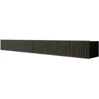 Meubella TV-Meubel Pepinos - Mat zwart - 300 cm