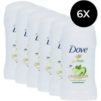 Dove Deodorant roller Go Fresh Cucumber & Green Tea - 6 x 40 ml - voordeelverpakking