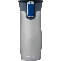 CONTIGO West Loop Autoseal Thermosbeker, Isoleerbeker, 470 ml - Stainless Steel