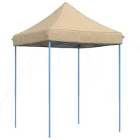 vidaXL Partytent inklapbaar pop-up 200x200x306 cm beige