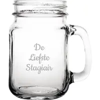 Fusion Gegraveerde Drinkglas 45cl De Liefste Stagiair
