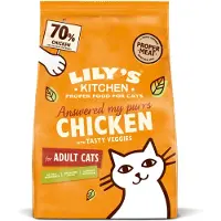 Lily's Kitchen Kattenvoer Droog Adult Kip & Groenten 800 Gr