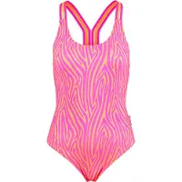 Beco zebra vibes badpak B-cup roze/oranje maat 36