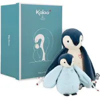 Kaloo Blue Penguin Hugging Plush Toys Toy Blauw Kinderen