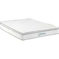 Vente-unique Matras 140 x 190 cm met pocketveren en geïntegreerd dekmatras dikte 24 cm - ALTIER van YSMÉE L 190 cm x H 24 cm x D 140 cm