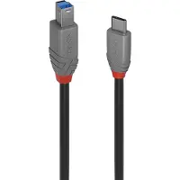 Lindy 36665 USB 3.2 Kabel Typ C/B Anthra Line 0,5m