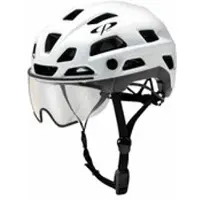 CP Cylite wit E bike helm met vizier | Met 340 gram één van de lichtste vizierhelmen op de markt !