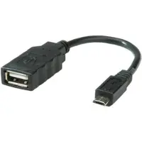 Nilox RO11.02.8311 USB-kabel, Micro-USB naar USB-A, zwart