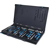 Ks Tools 150.6150 Nirostaal schroefdraad-reparatieset M5-M12, 130-delig