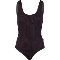 Beco crinkle badpak - zwart - maat 38