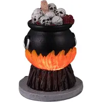 Lemax Skull Stew Cauldron 12x5x20 cm Halloween