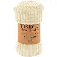 Tiseco Plaid Home Studio Ribble Ivory-130 x 160 cm