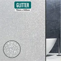 Homewell Raamfolie HR++ 60x200cm - Isolerend & Zonwerend - Anti inkijk - Statisch - Glitter