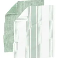 Tiseco Keukendoek Home Studio Combo Smoke Green (Set van 4) - 50 x 70 cm