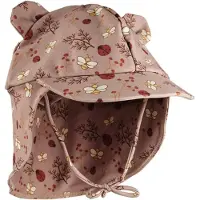 Nuuroo - UV - Werend - Zonnehoedje - Lucca - Sand - Bloemen - 50 cm - 6/12 maanden