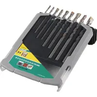 Wolfcraft Betonboorset | Hardmetaal-voorzien | Ø3–10mm | 9-delig | 1 set - 7109000