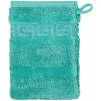 Cawö Washandje Noblesse Uni Smaragd (Set van 6)