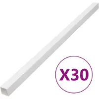 vidaXL Kabelgoot 100x60 mm 30 m PVC