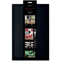 Securit krijtbord Woody ft 60 x 40 cm, zwart