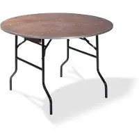 Essentials Buffettafel hout inklapbaar rond Ø 152 cm, 20152