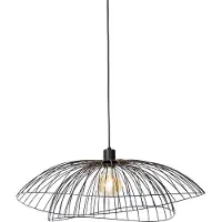 QAZQA Smart hanglamp zwart 66 cm incl. Wifi G95 - Pua