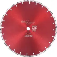 vidaXL Diamantzaagblad met turbo 350 mm staal
