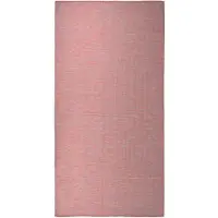 vidaXL Buitenkleed platgeweven 100x200 cm rood
