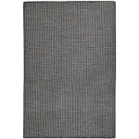 vidaXL Buitenkleed platgeweven 120x170 cm grijs
