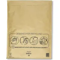 Mail lite Luchtkussenenveloppen K/7 Goud Zonder Venster 350 (B) x 470 (H) mm Kleefstrip 50 Stuks