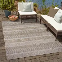 Muratap Uni binnen en buiten vloerkleed solid outdoor laagpolig tapijt 80x150 cm