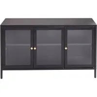 Beliani NEWPORT - Sideboard - Zwart - Staal