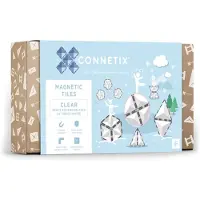 Connetix Magnetset - 24 Teile - Clear Form-Erweiterungspaket - - One Size - Magnetspielzeug