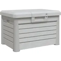 vidaXL Kussenbox 73x50,5x46,5 cm polypropeen grijs