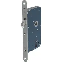 Assa Abloy 2477 Schuifdeurslot,DM60mm | PC72mm | krukgat 8mm | voorplaat RVS 20x235mm afgerond | DR 1+2+3+4 - 7962057