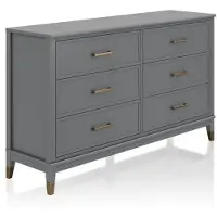 Notio Living Westerleigh-Dressoir - 6-laden - Grafietgrijs