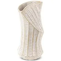 Hobby Hall Decoratieve Vaas Liza 14x29 cm Crème Keramiek