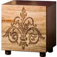 Notio Living Damask-Bijzettafel - 1-Deur - Bruin