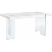 Loft 24 Travis-Eettafel - 160 cm - Wit Hoogglans