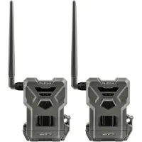 Spypoint FLEX-M Twin Pack Wildcamera 28 Mpix Geluidsopnames, 4G beeldoverdracht, GSM-module Grijs-groen (mat)