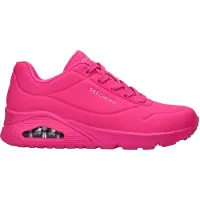 Bonprix Sneakers laag 'Uno - Night Shades' neonroze / zilver