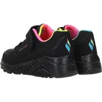 SKECHERS Uno Lite Rainbow Specks meisjes sneakers zwart maat 31