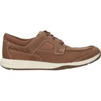 Clarks Shoes Sailview Lace Veterschoen - Mannen - Bruin - Maat 7