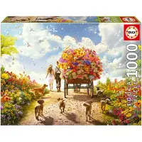 Educa Bloemenwagen Puzzel (1000 stukjes)