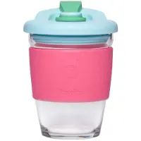 Pioneer - Herbruikbare Koffiebeker - 340ml - Laguna Rosa - Glas - Pioneer
