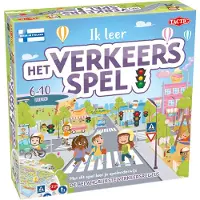 Tactic Ik Leer: Het Verkeersspel – Bordspel – Educatief – Leerzaam Spel over Verkeersregels en Verkeersborden – 2 tot 4 Spelers – Vanaf 6 Jaar